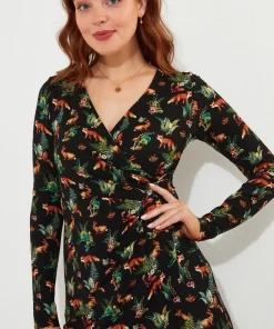 Woodland Creatures Jersey Dress