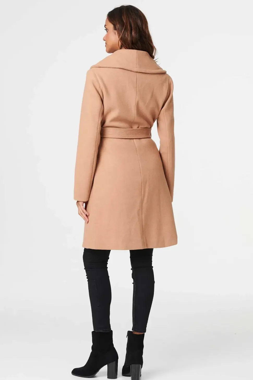 Wrap Front Tie Waist Coat