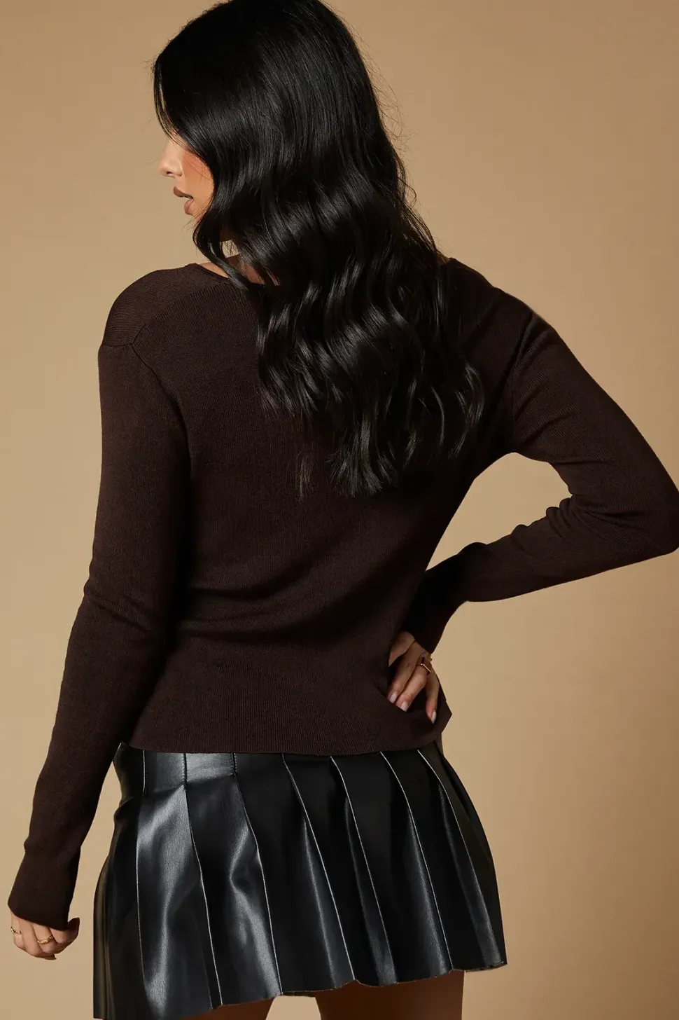 Wrap Knitted Top