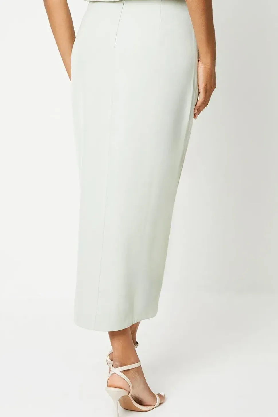 Wrap Pencil Wedding Guest Skirt