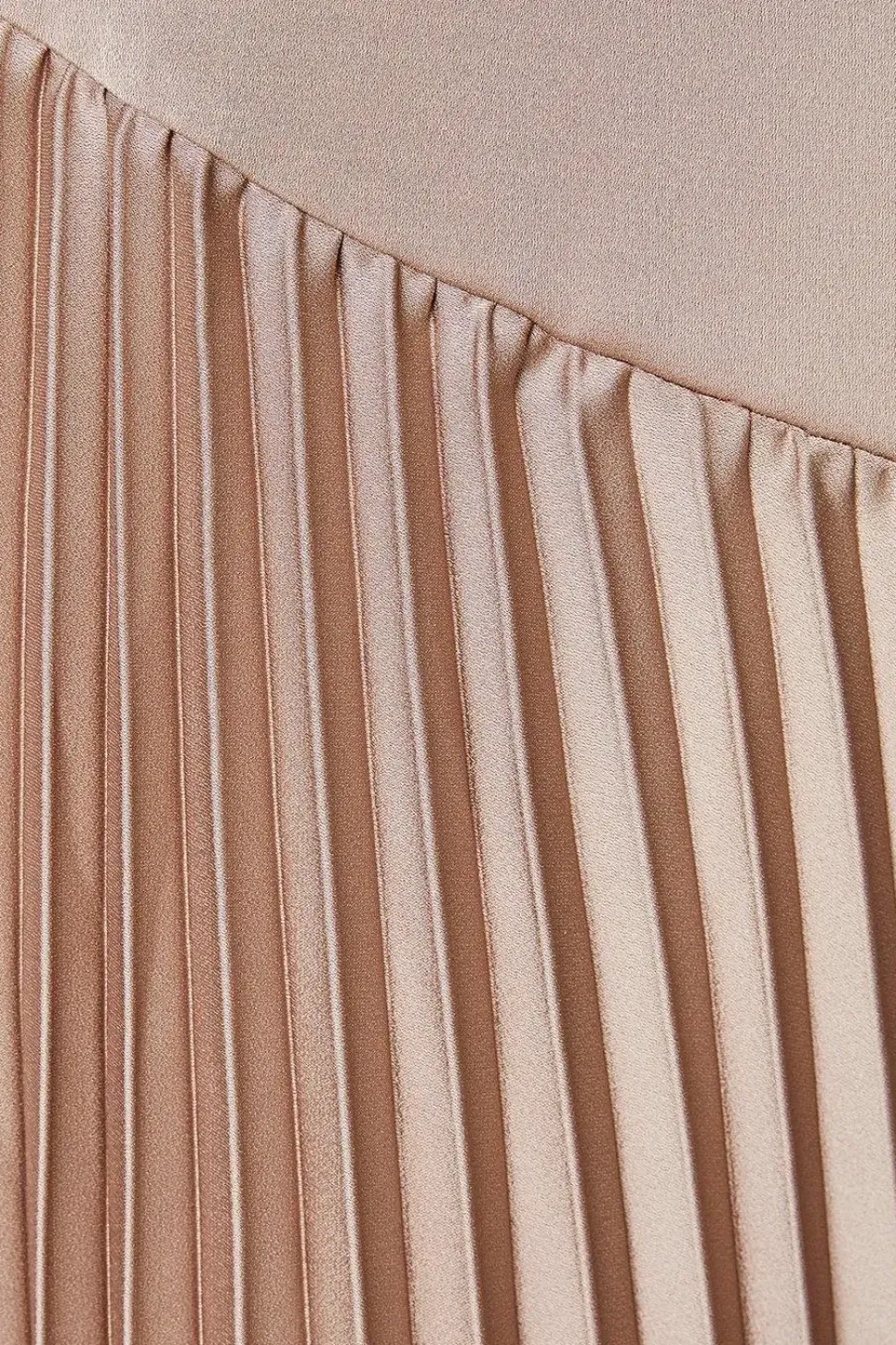 Wrap Skirt With Pleated Panel Midi Dress