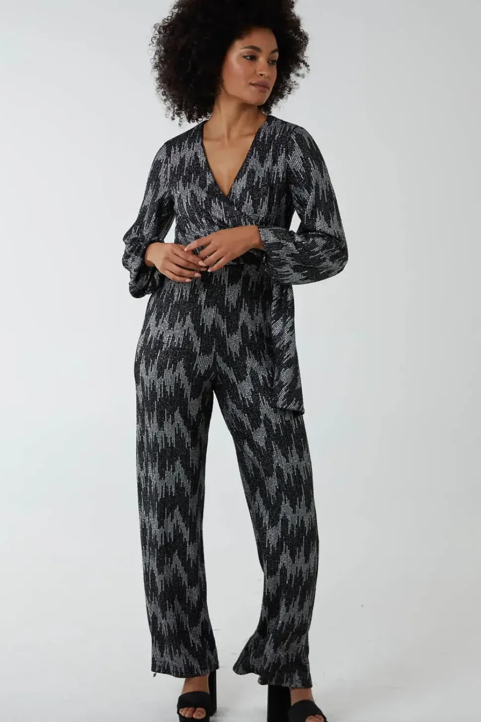 Wrap Tie Jumpsuit