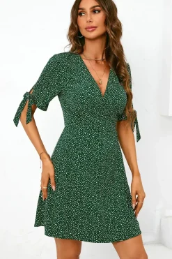 Wrap Top Summer Mini Dress