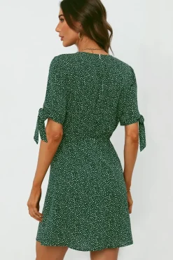 Wrap Top Summer Mini Dress