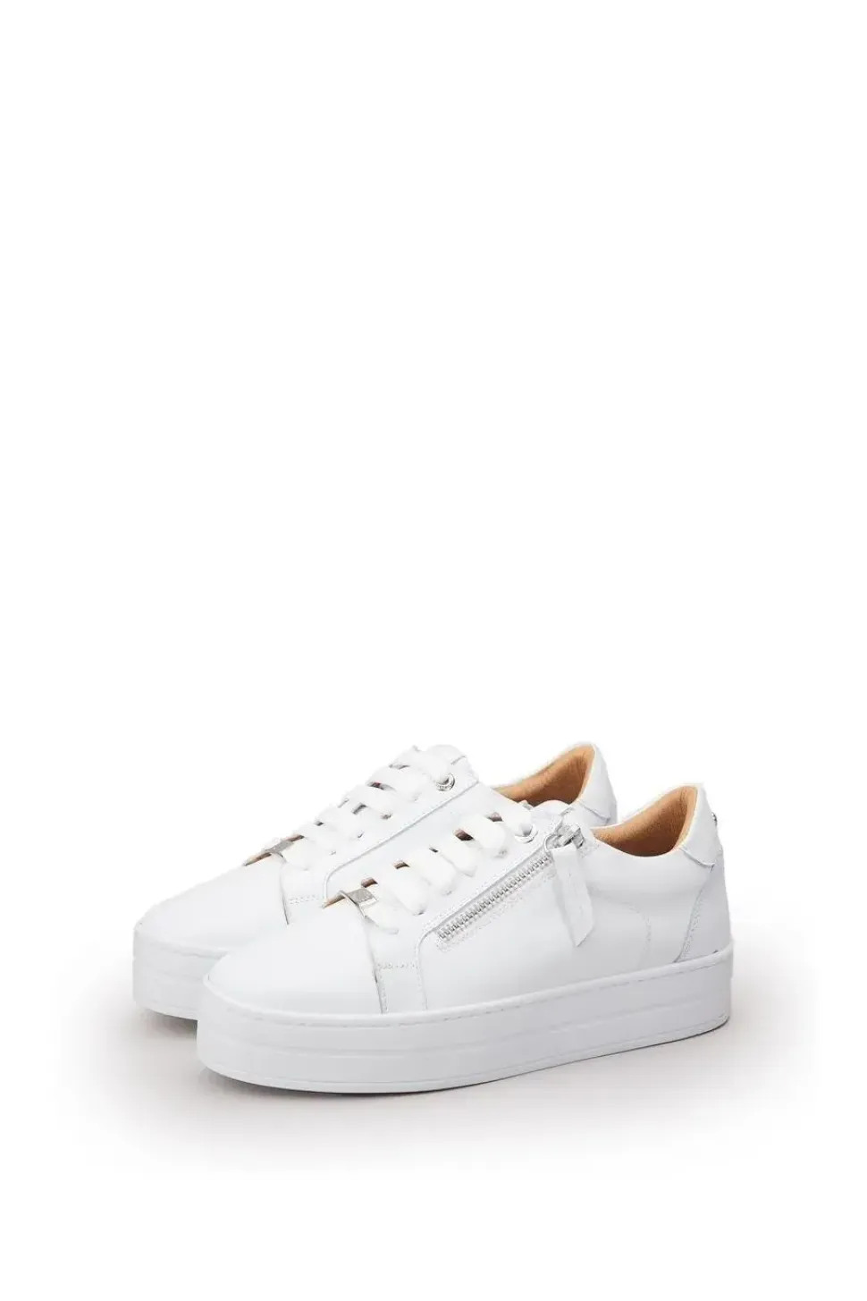 'Abbiy' Leather Casual Trainers