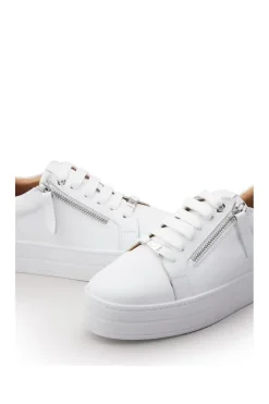 'Abbiy' Leather Casual Trainers
