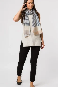 'Accent' Cashmere & Merino Wool Pashmina