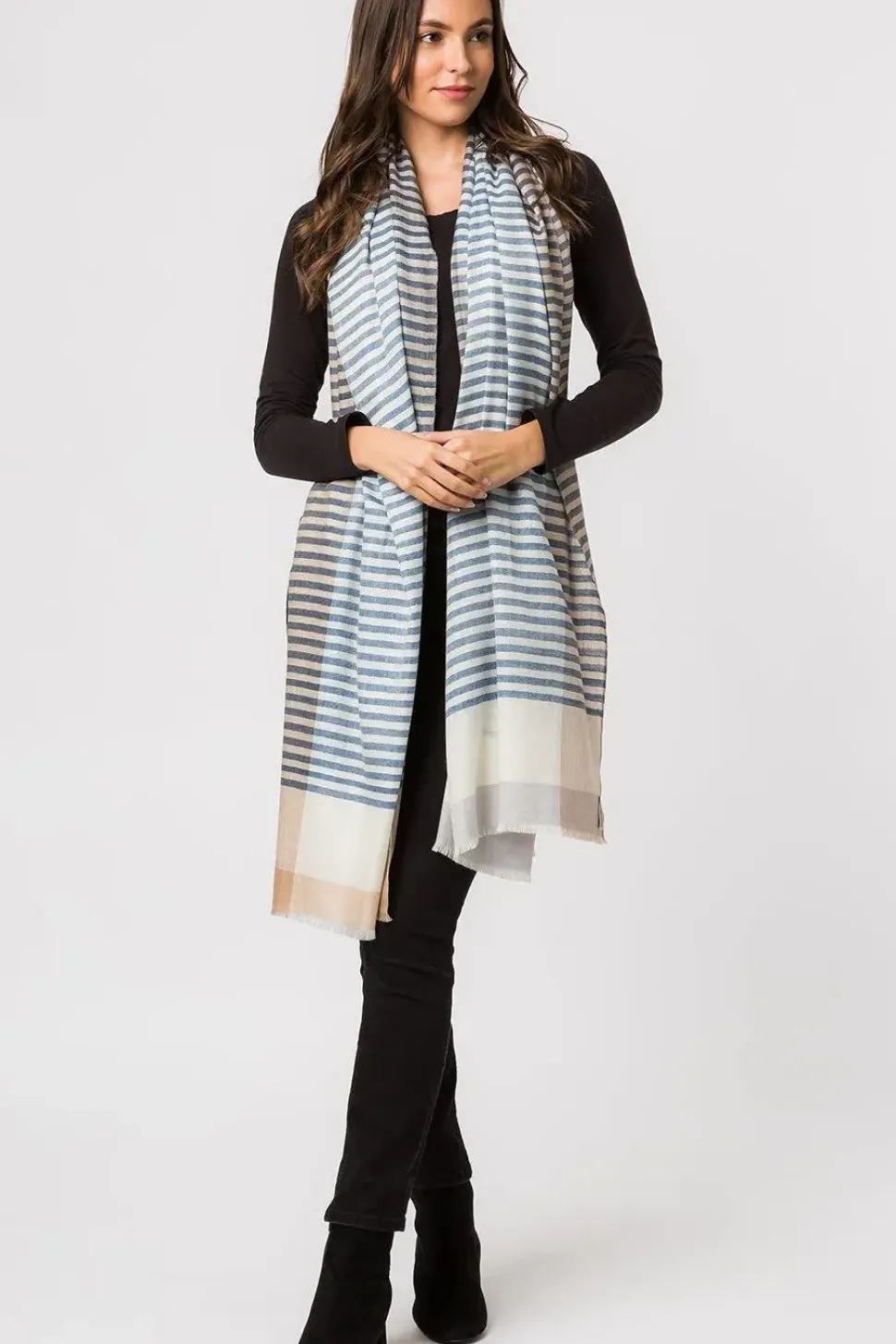 'Accent' Cashmere & Merino Wool Throw