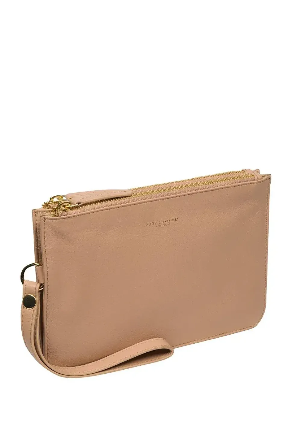 'Addison' Nappa Leather Clutch Bag