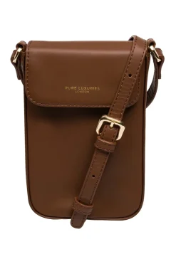 'Alexis' Leather Cross Body Phone Bag