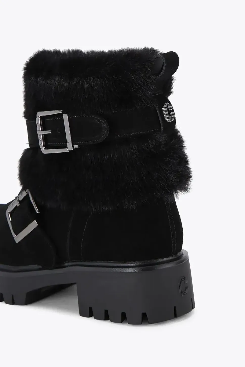 'Alpine Buckle' Suede Boots