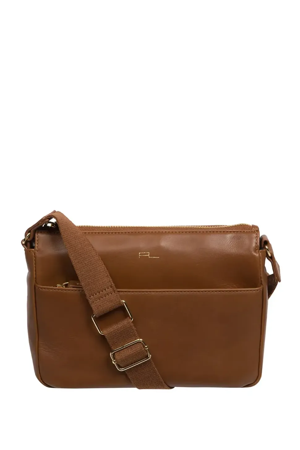 'Amber' Black Nappa Leather Cross Body Bag
