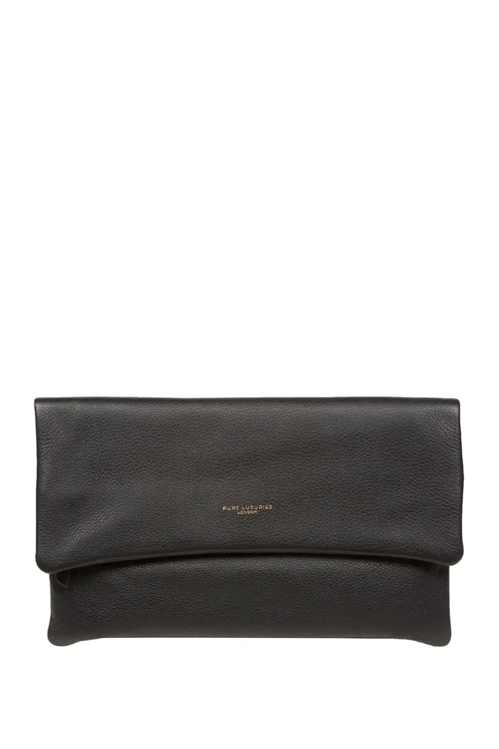 'Amelia' Nappa Leather Clutch Bag