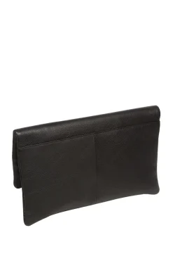 'Amelia' Nappa Leather Clutch Bag