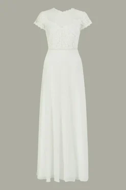 'Angela' Lace Bridal Maxi Dress