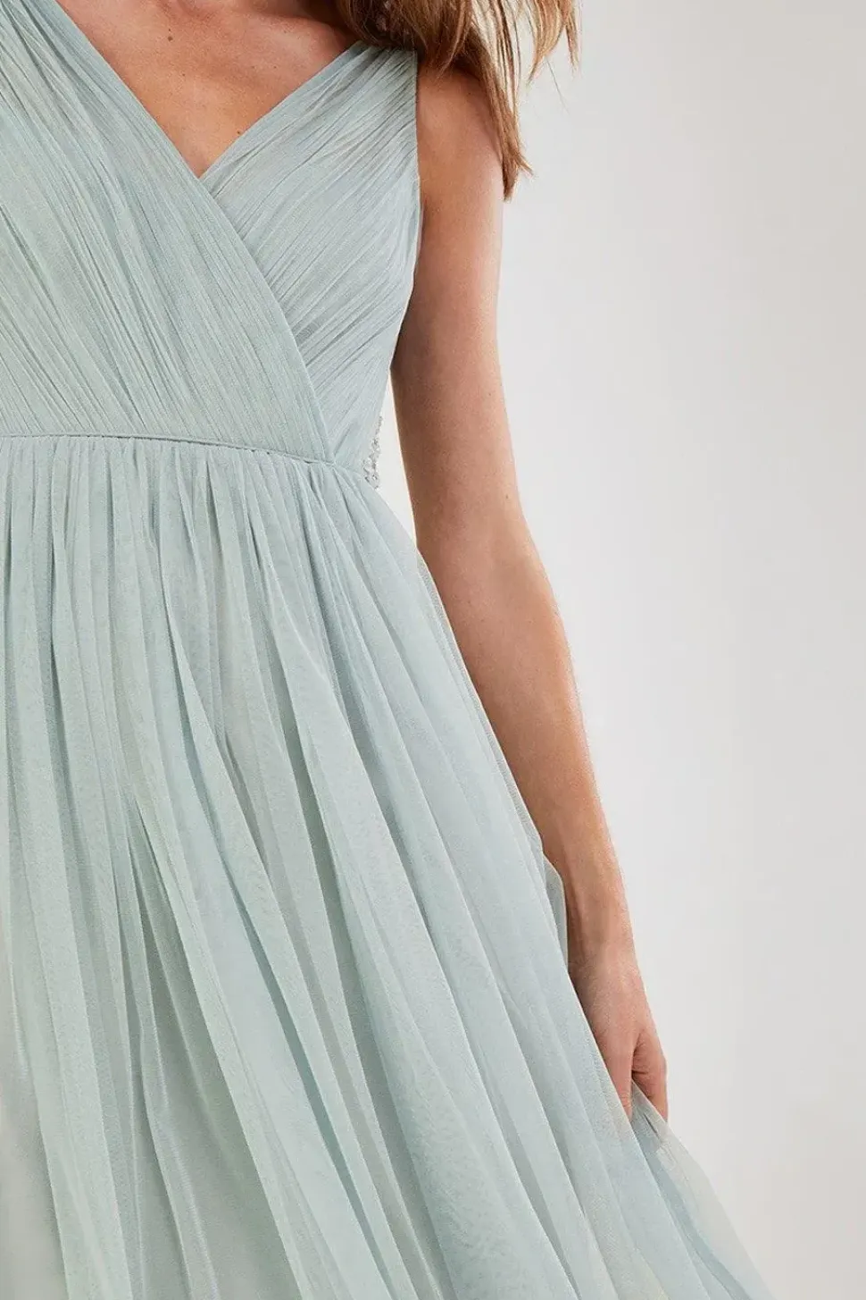 'Anne' Mesh Maxi Dress