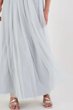 'Anne' Mesh Maxi Dress