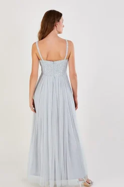 'Anne' Mesh Maxi Dress