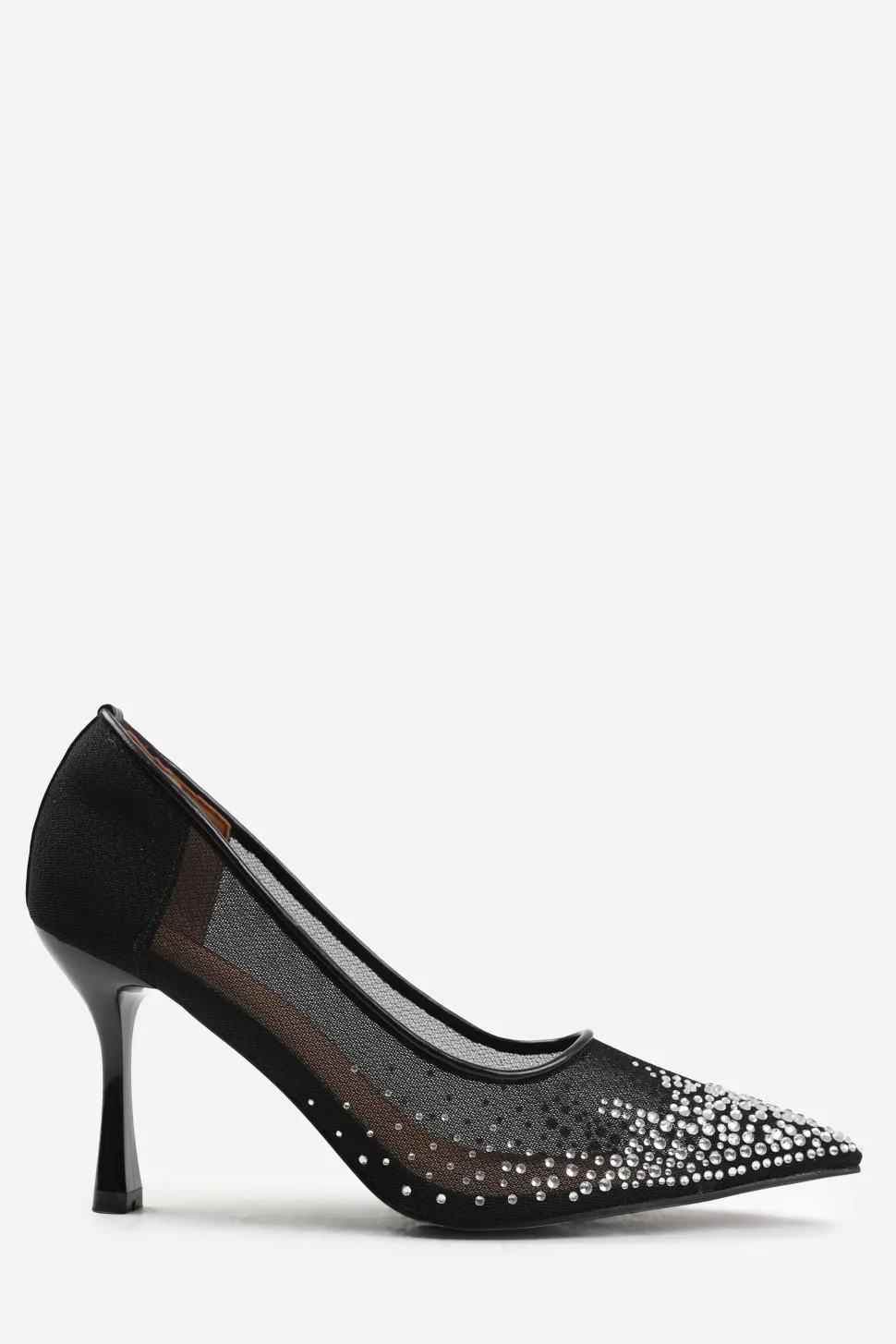 'Aralyn' Court Shoe With Diamante Detailing