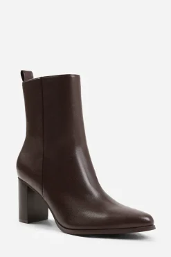 'Artic' Wide Fit Block Heel Ankle Boot
