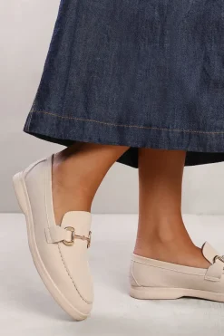 'Aster' Slip On Loafer With Metal Detailing
