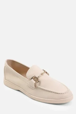 'Aster' Wide Fit Slip On Loafer With Metal Detailing
