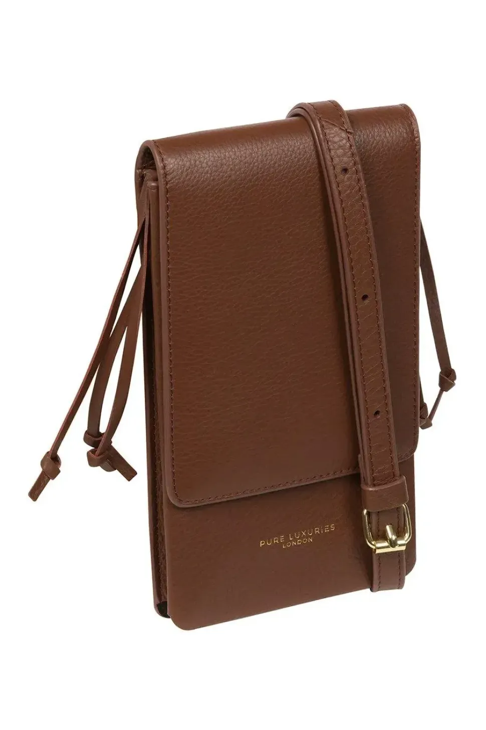 'Audrey' Nappa Leather Cross Body Phone Bag