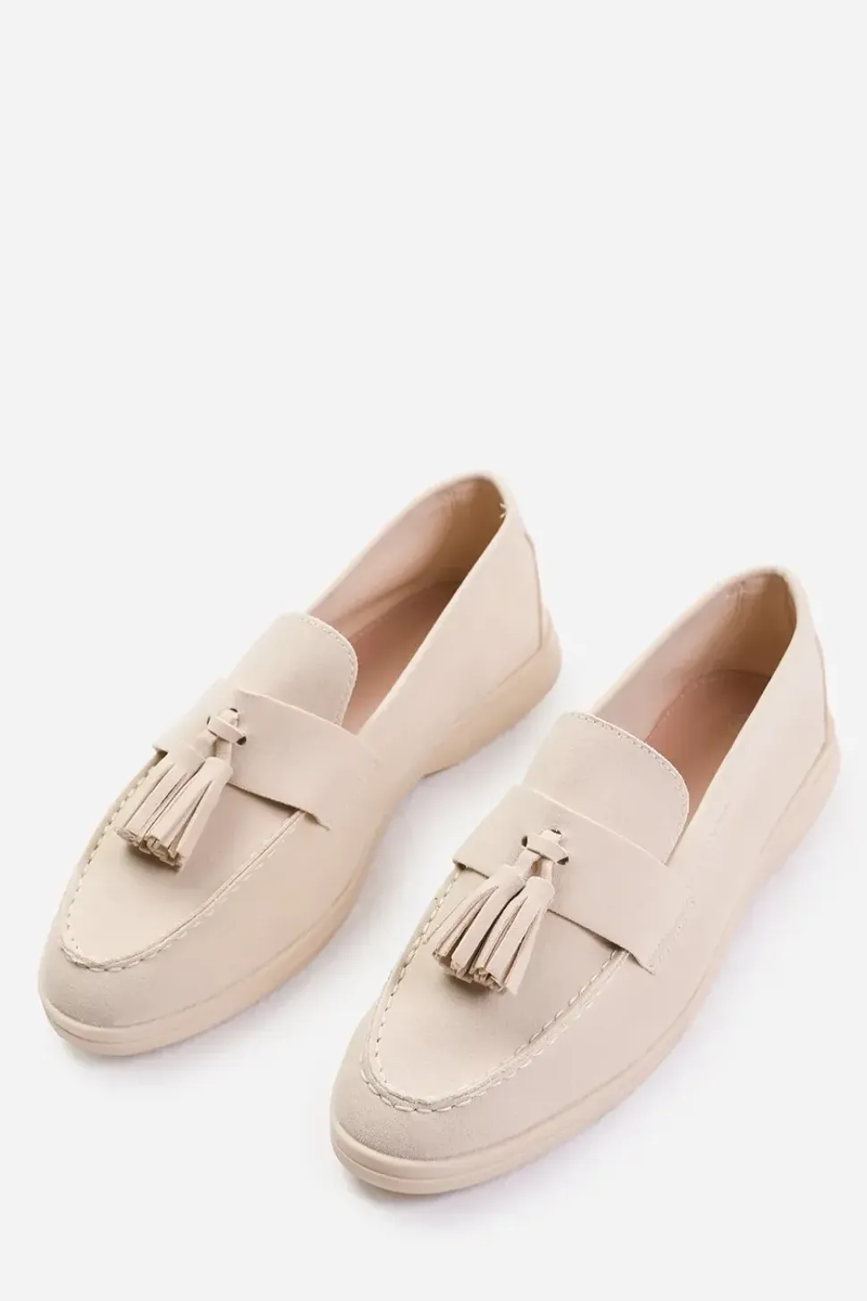 'Azalea' Slip On Loafer With Tassel Detailing