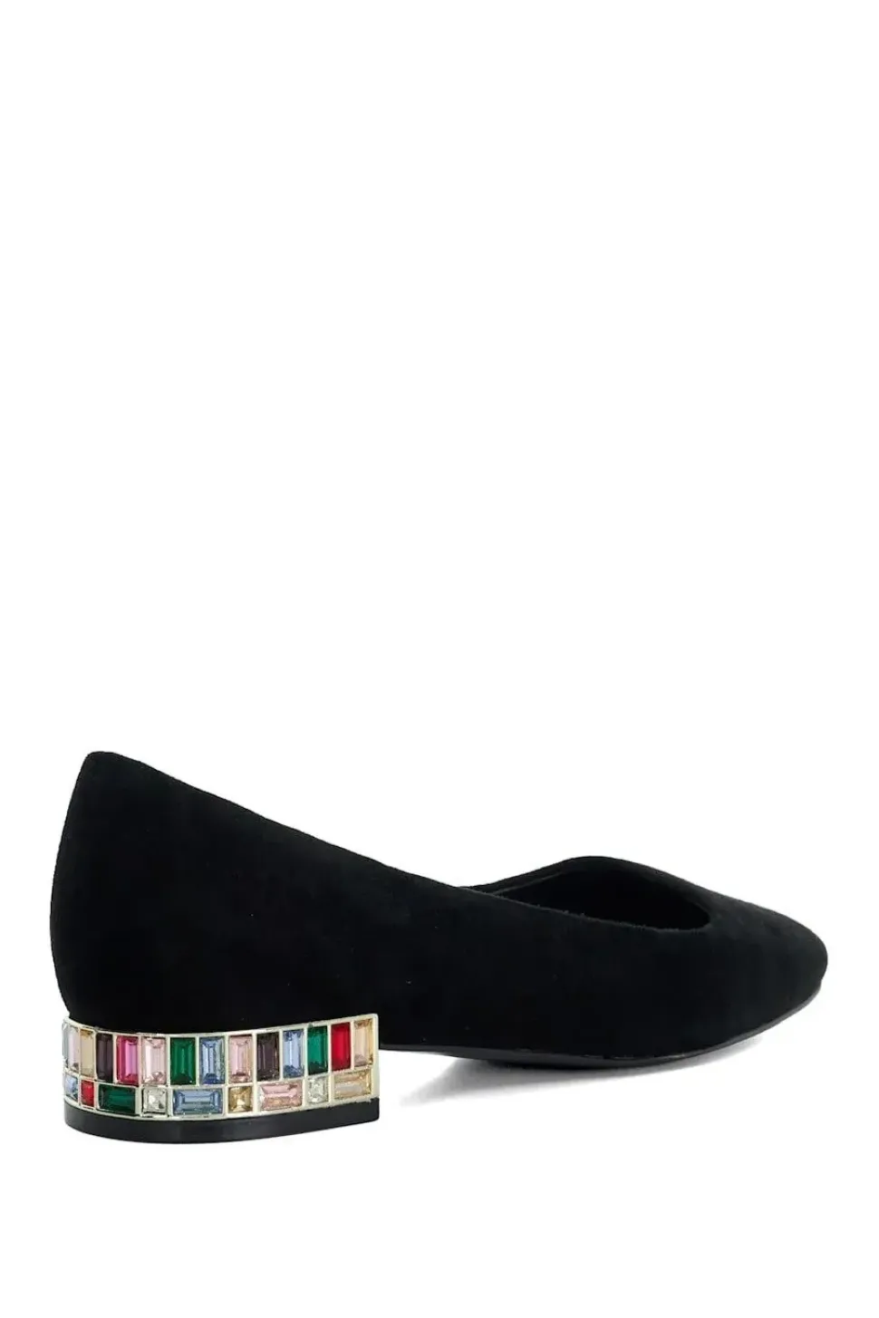 'Ballerina' Suede Court Shoes