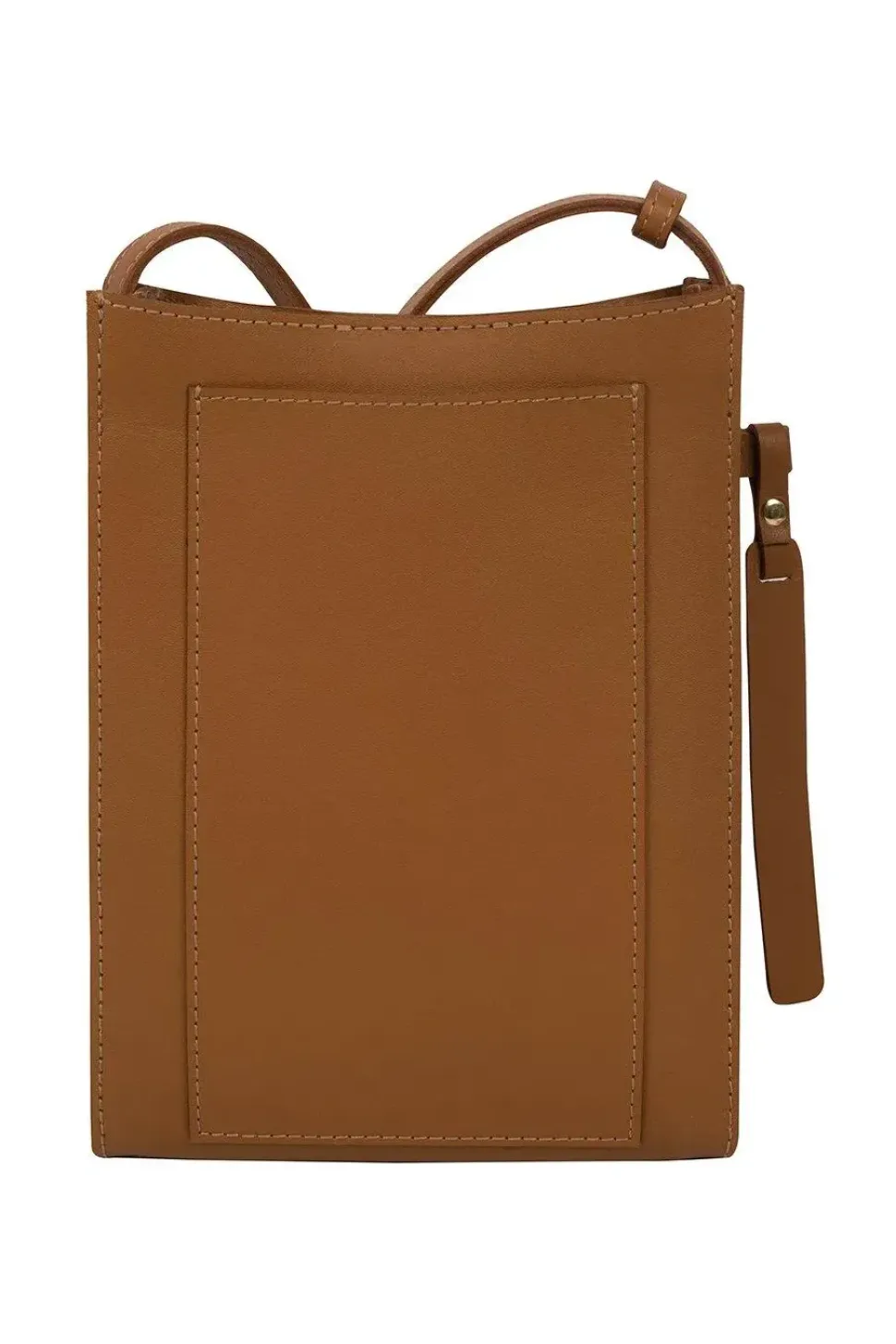 'Barton' Vegetable-Tanned Leather Phone Bag