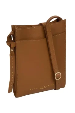 'Barton' Vegetable-Tanned Leather Phone Bag
