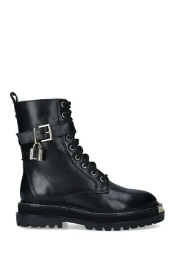 'Base Lace Up' Leather Boots