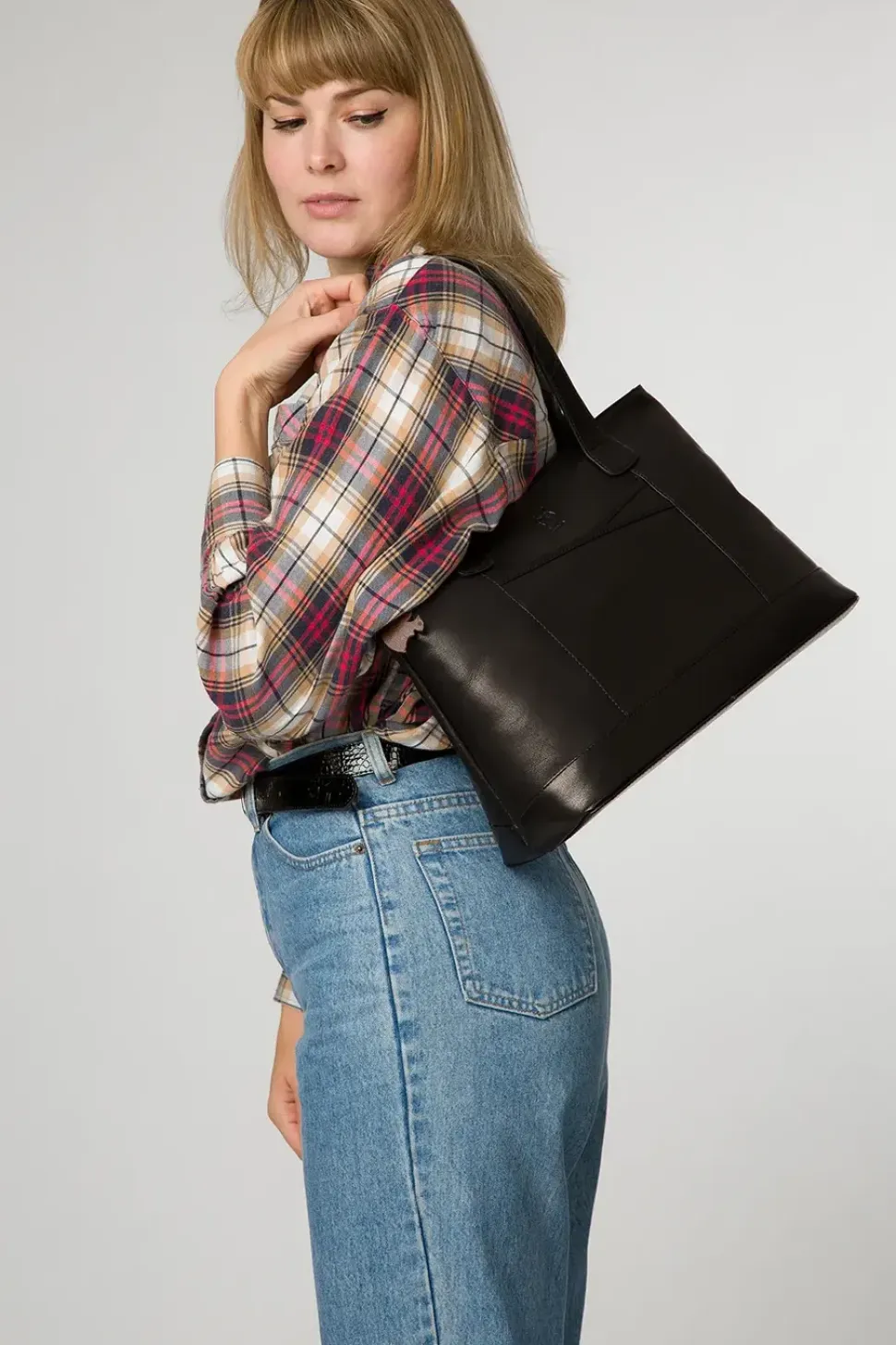 'Bay' Leather Tote Bag