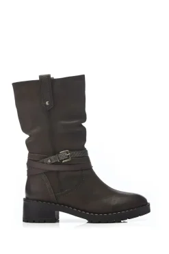 'Beckette' Nubuck Heeled Boots