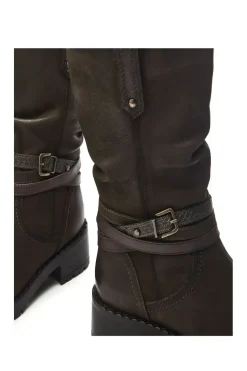 'Beckette' Nubuck Heeled Boots