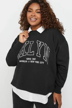 'BKLYN' 2-In-1 Sweatshirt