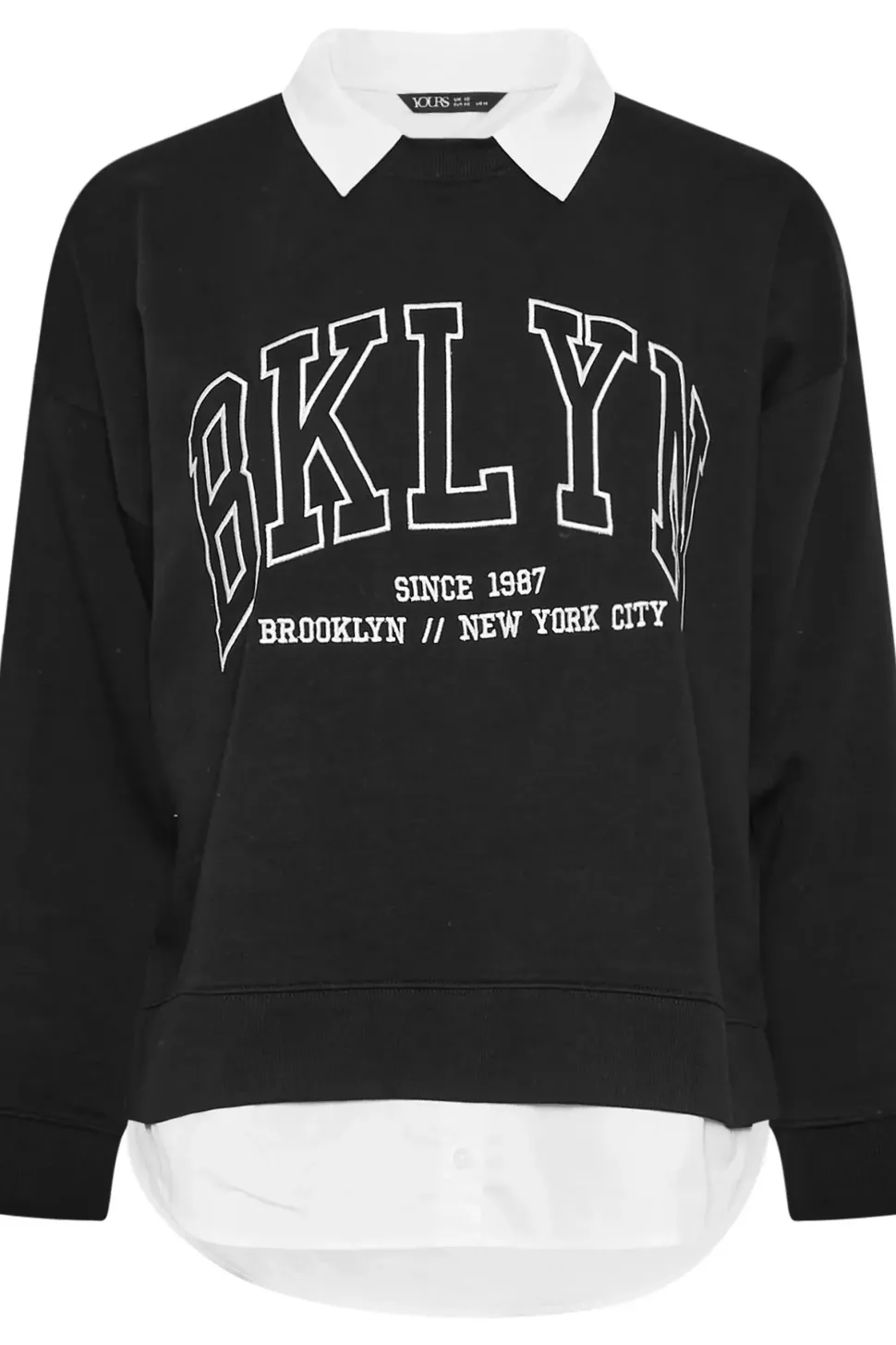 'BKLYN' 2-In-1 Sweatshirt