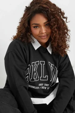 'BKLYN' 2-In-1 Sweatshirt