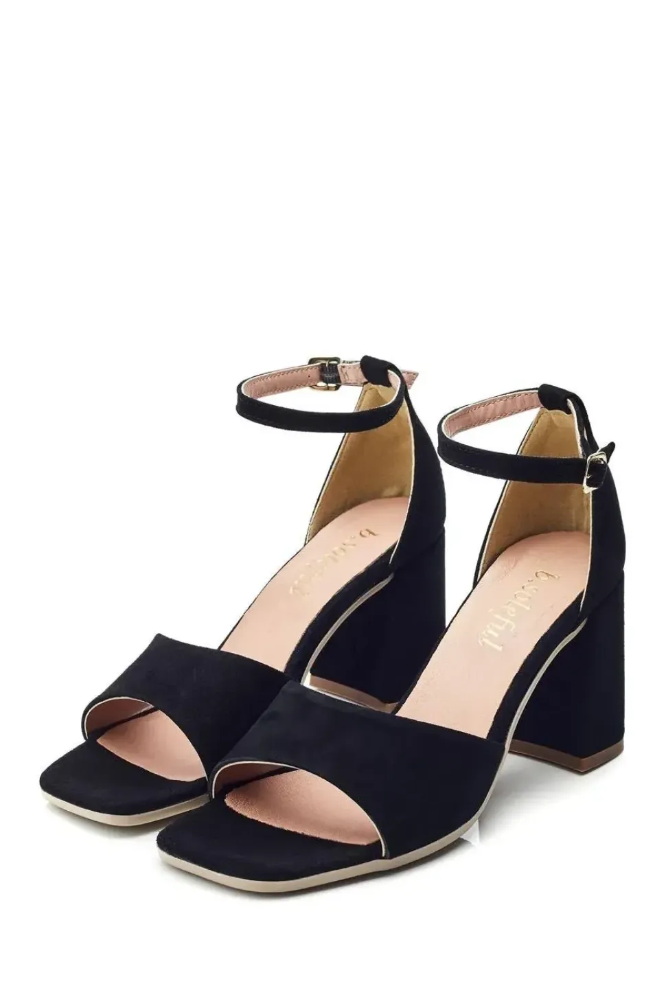 'B.Miranda' Suede Heeled Sandals