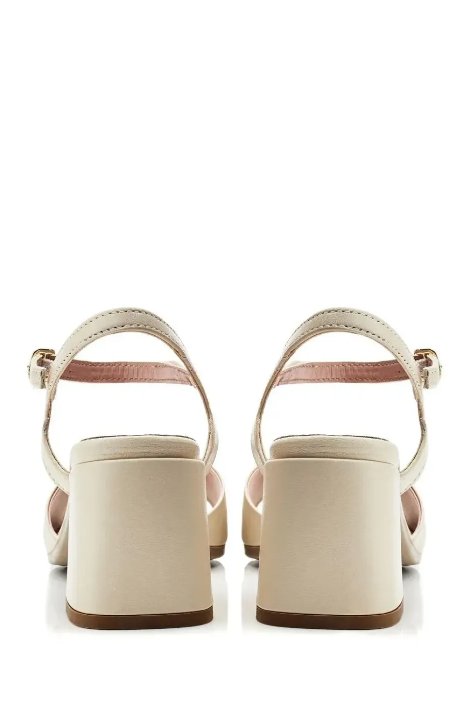 'B.Miresca' Leather Heeled Sandals