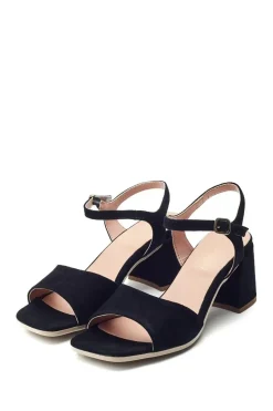 'B.Miresca' Suede Heeled Sandals