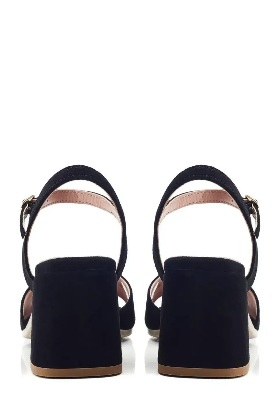 'B.Miresca' Suede Heeled Sandals