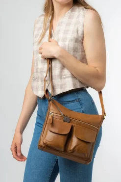 'Bon' Leather Cross Body Bag