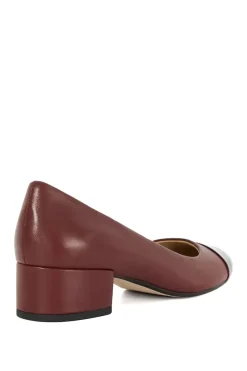'Bracket' Leather Court Shoes