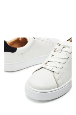 'Brandie' Leather Casual Trainers