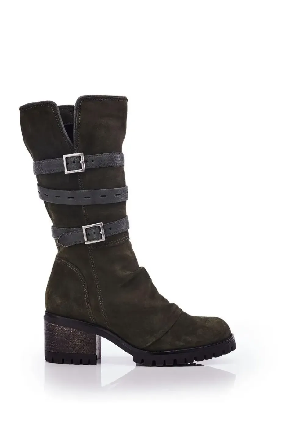 'Brendie' Suede Heeled Boots