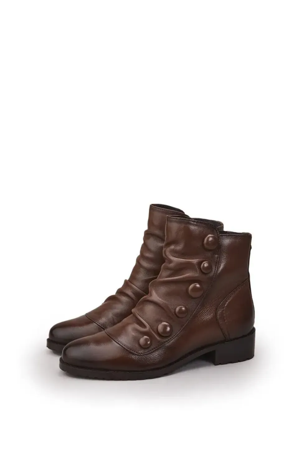 'Bronwen' Leather Ankle Boots