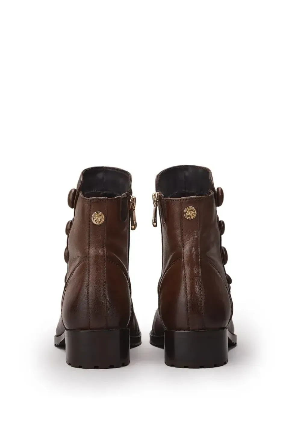 'Bronwen' Leather Ankle Boots