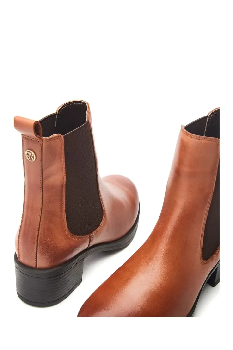 'Brooki' Leather Ankle Boots