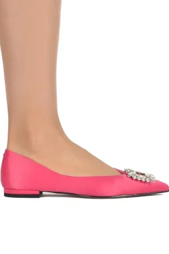 'Bucia' Flat Diamante Ballet Shoe